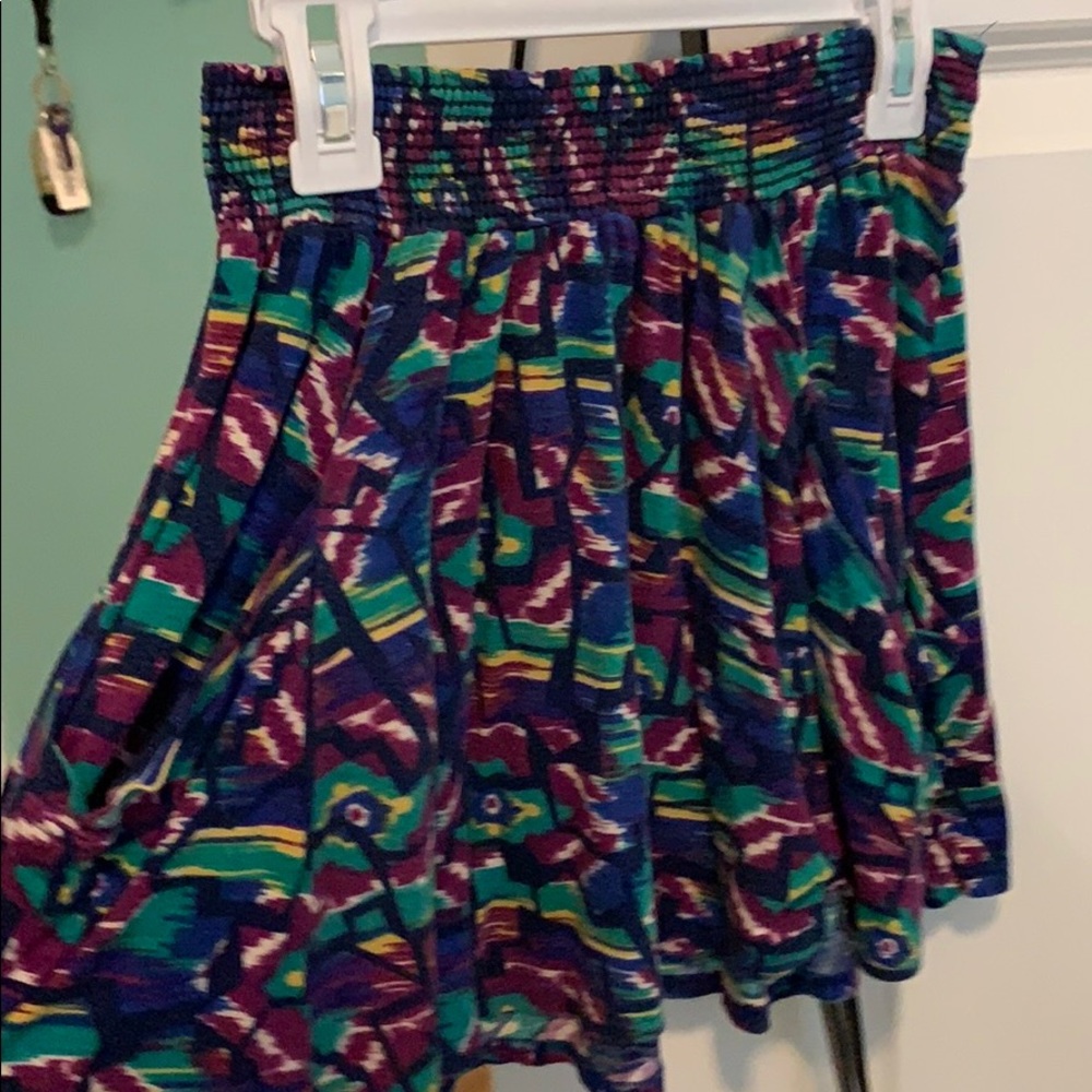 Lush Cute Patterned Skirt